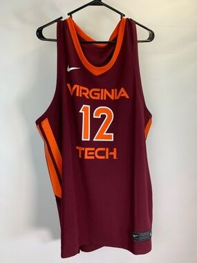 Virginia Tech Hokies Nike Basketball Jersey Men’s Size XL